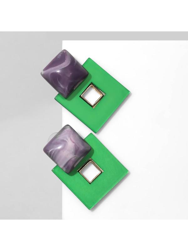 Серьги акрил 