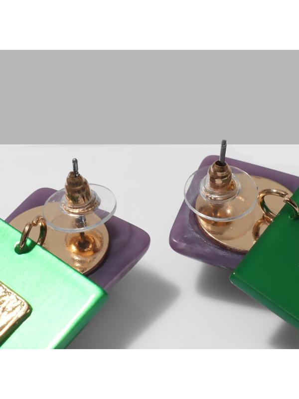 Серьги акрил 