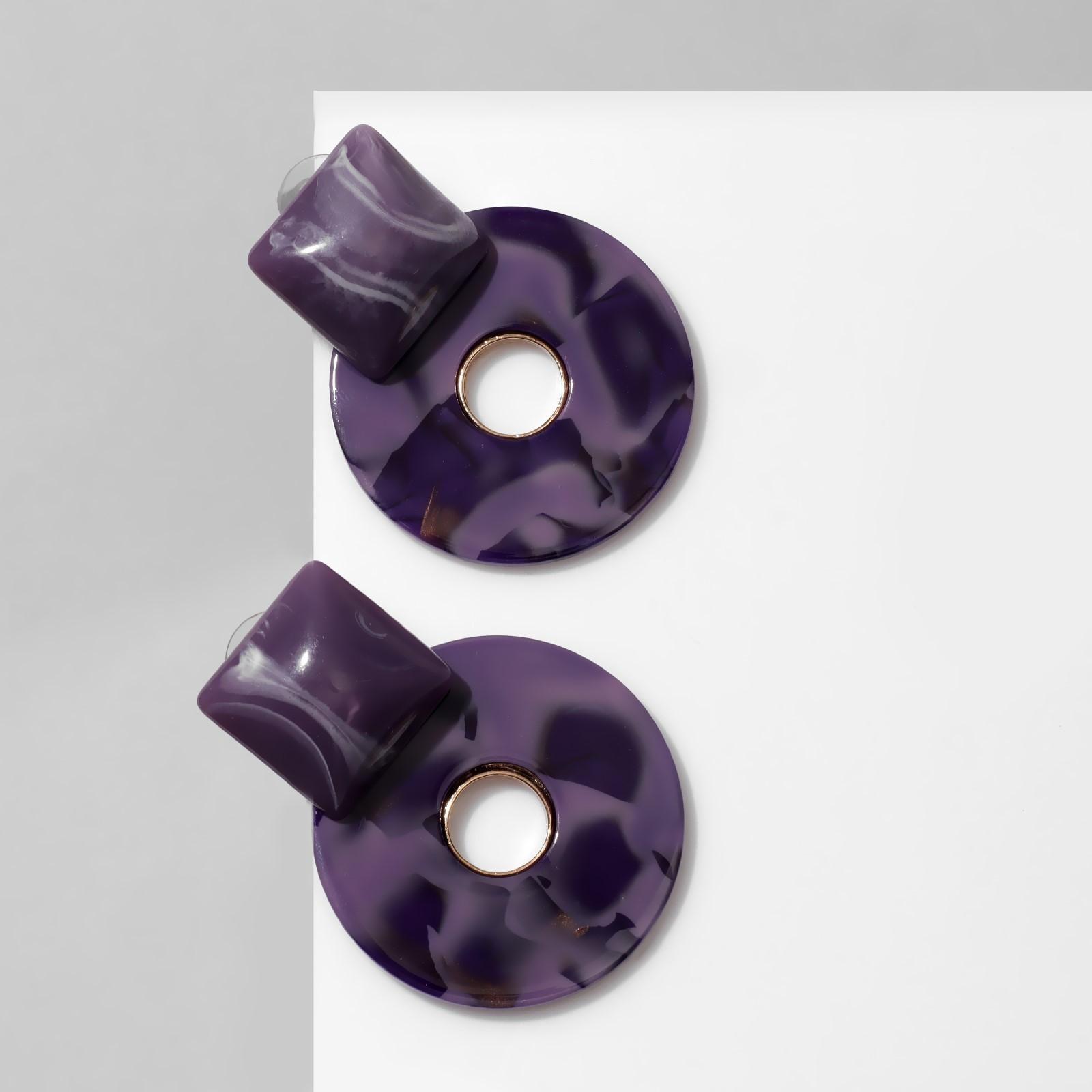 Серьги акрил 