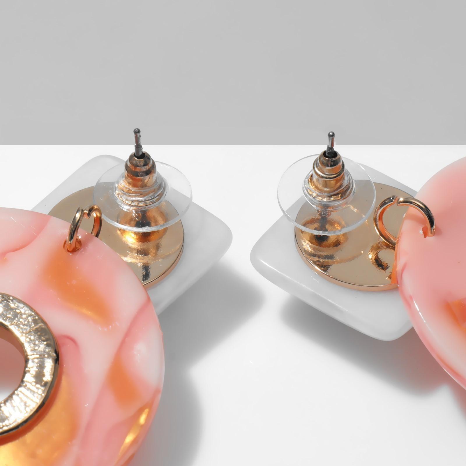 Серьги акрил 