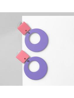 Серьги металл 