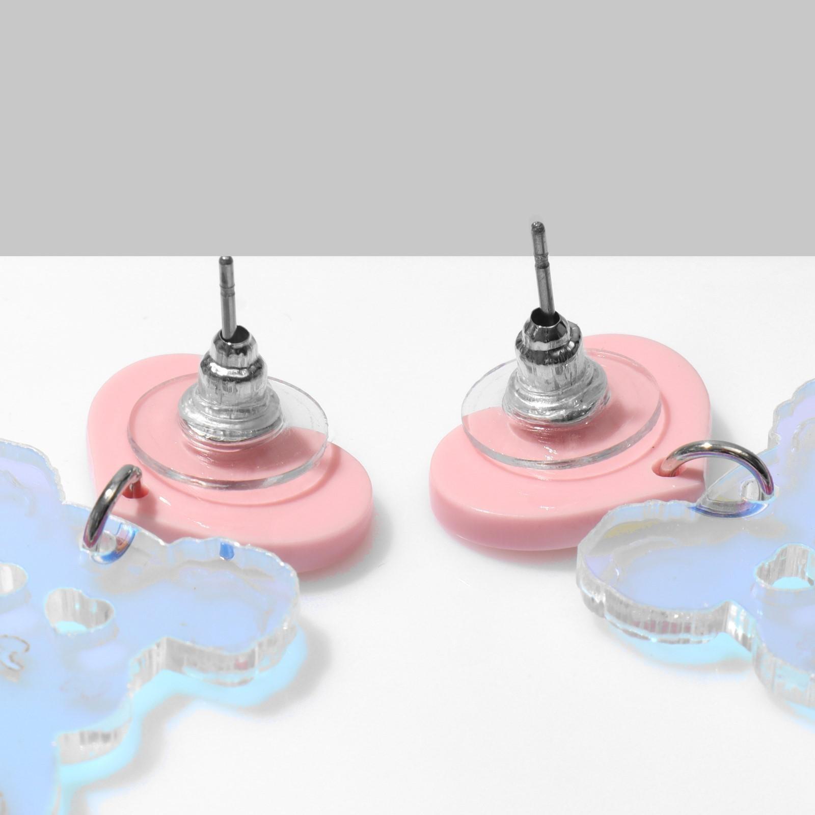 Серьги акрил 