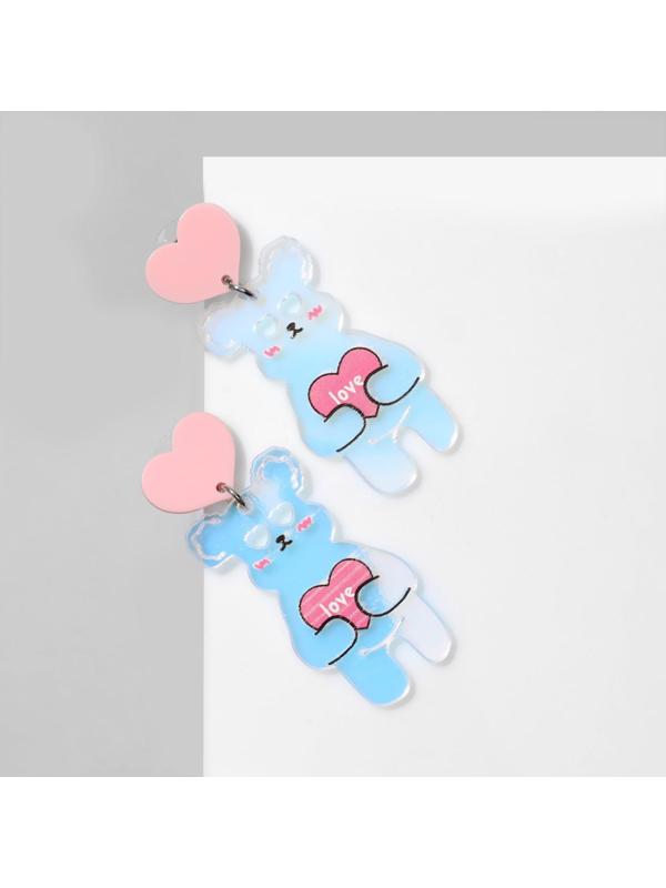 Серьги акрил 