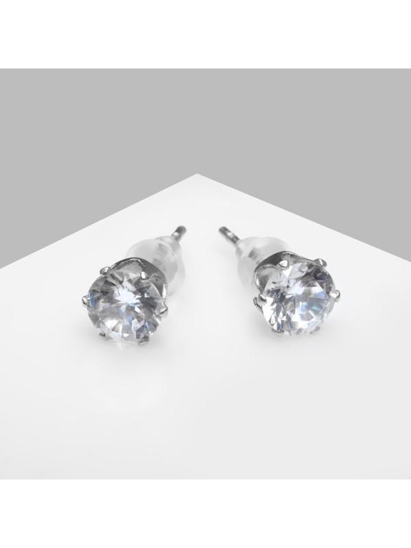 Серьги со стразами 