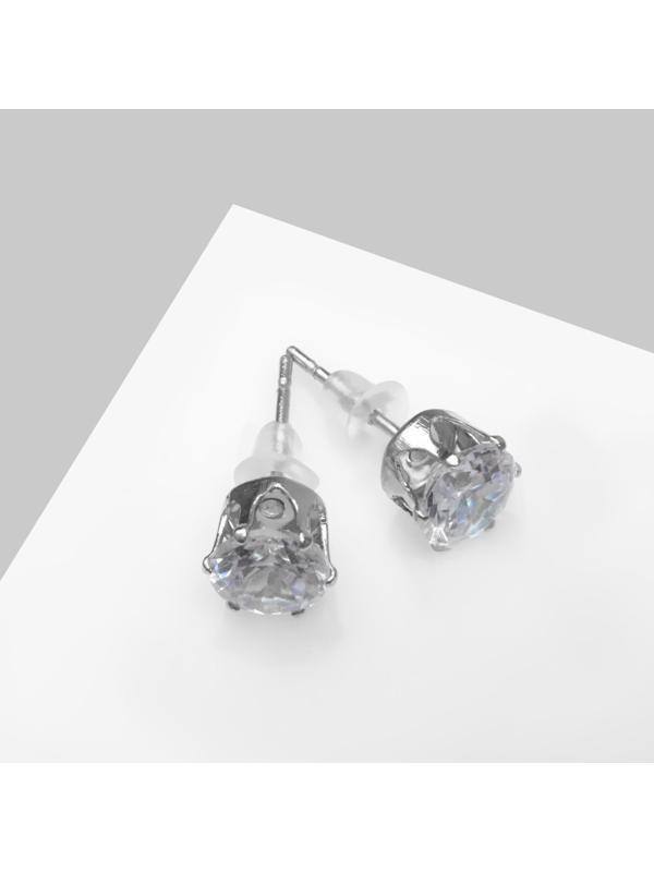 Серьги со стразами 