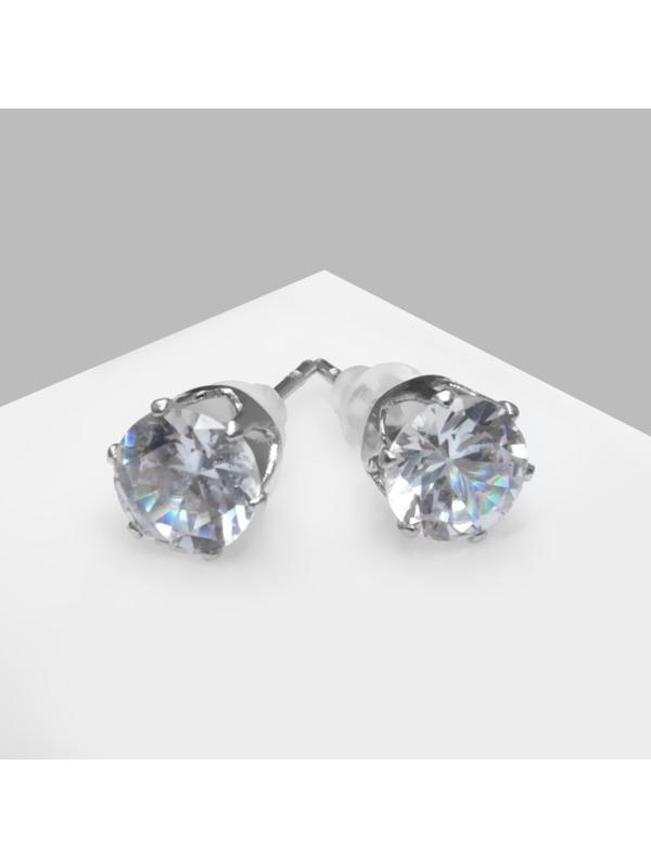 Серьги со стразами 