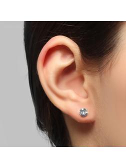 Серьги со стразами 