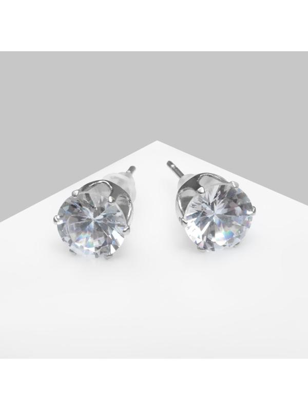 Серьги со стразами 