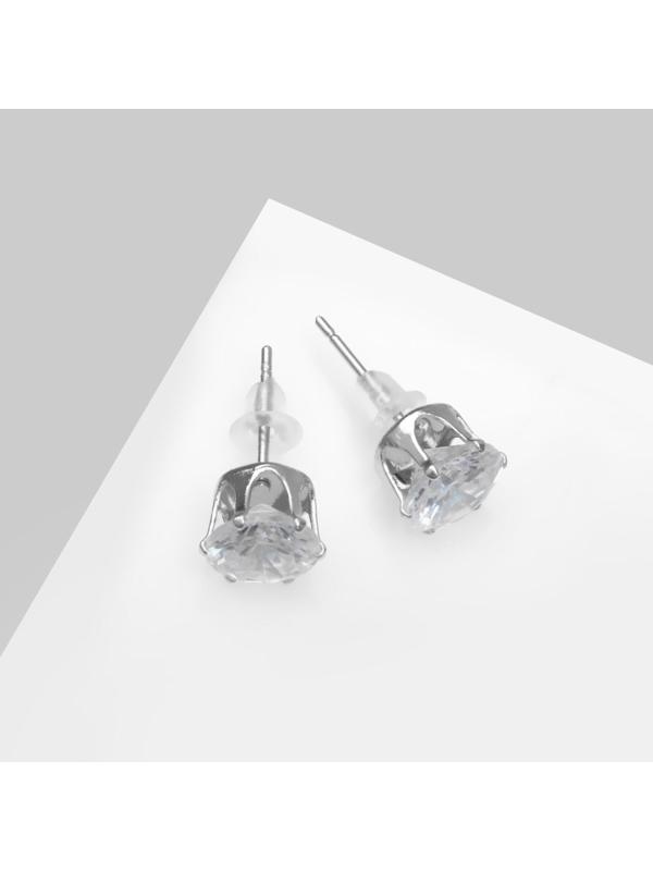 Серьги со стразами 