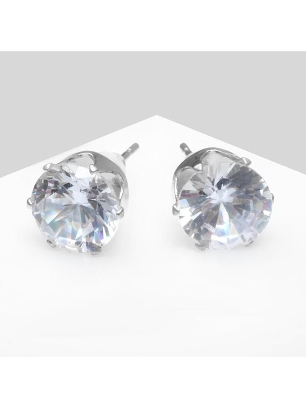 Серьги со стразами 