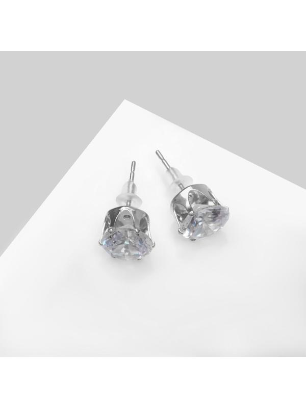 Серьги со стразами 