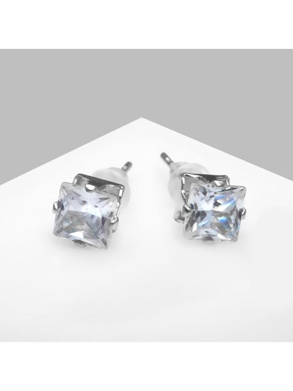 Серьги со стразами 