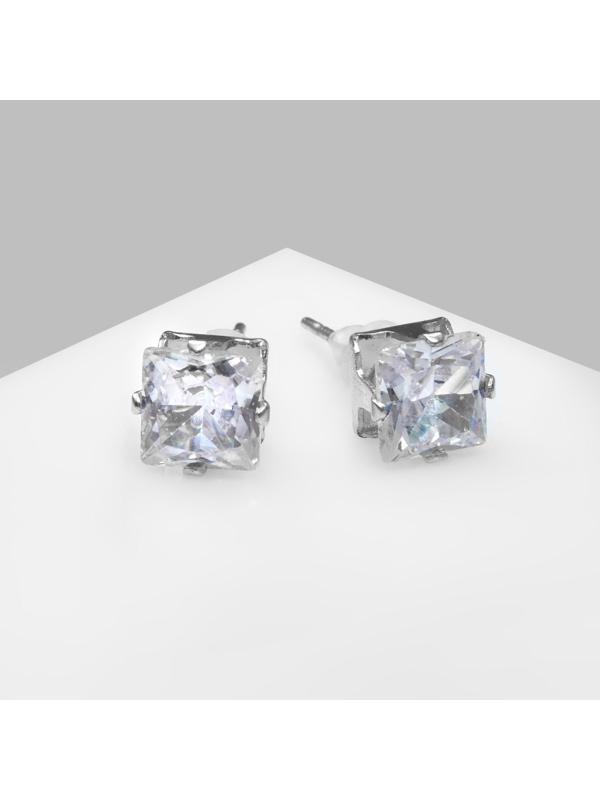 Серьги со стразами 