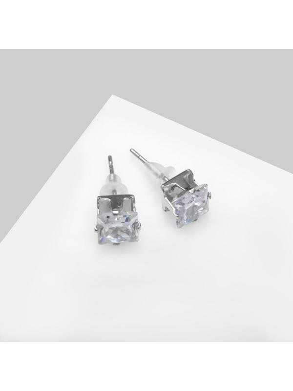 Серьги со стразами 