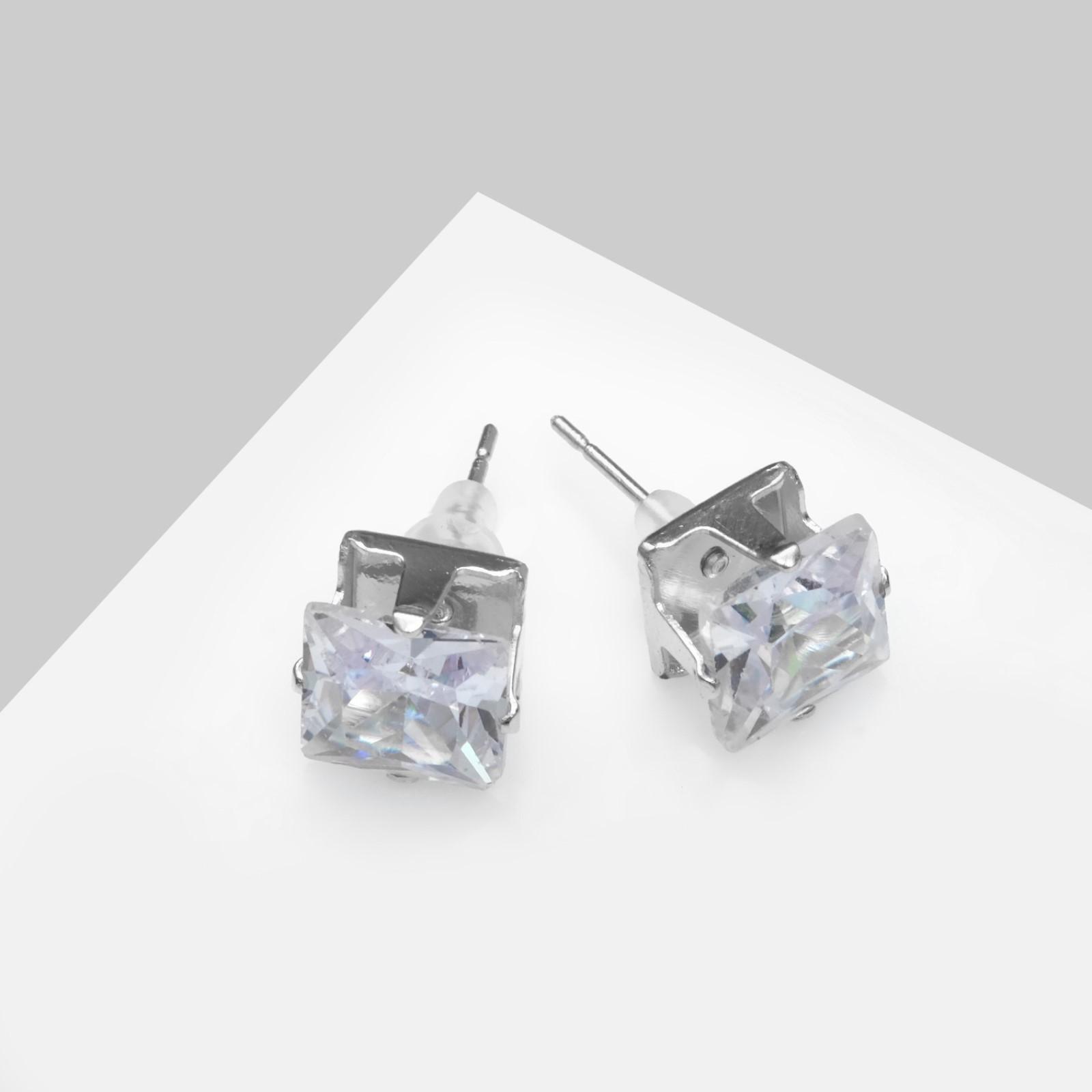 Серьги со стразами 