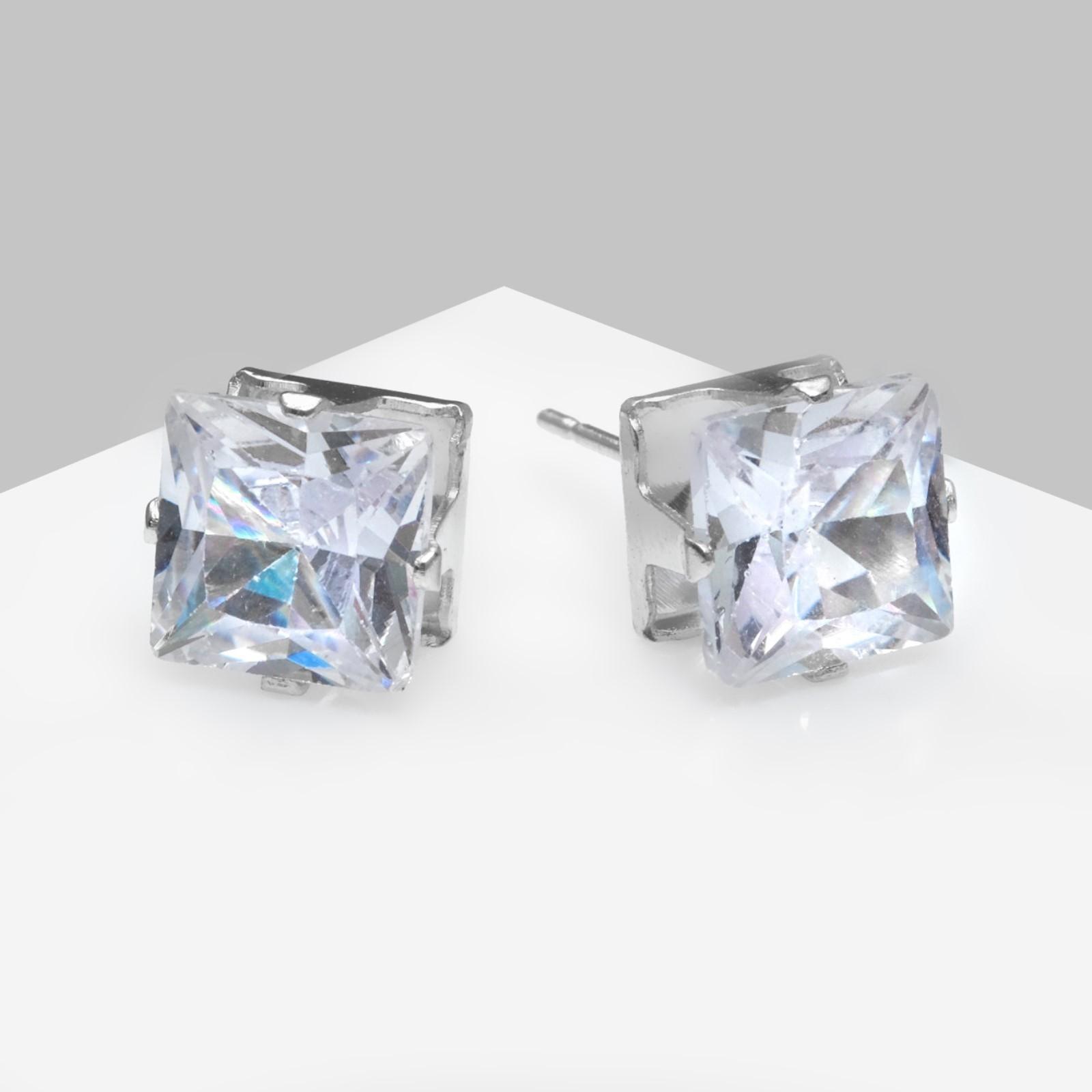 Серьги со стразами 