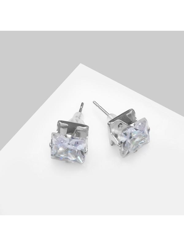 Серьги со стразами 