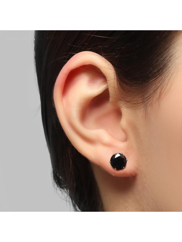 Серьги со стразами 