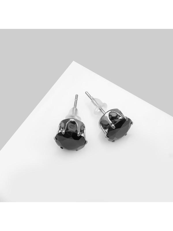 Серьги со стразами 