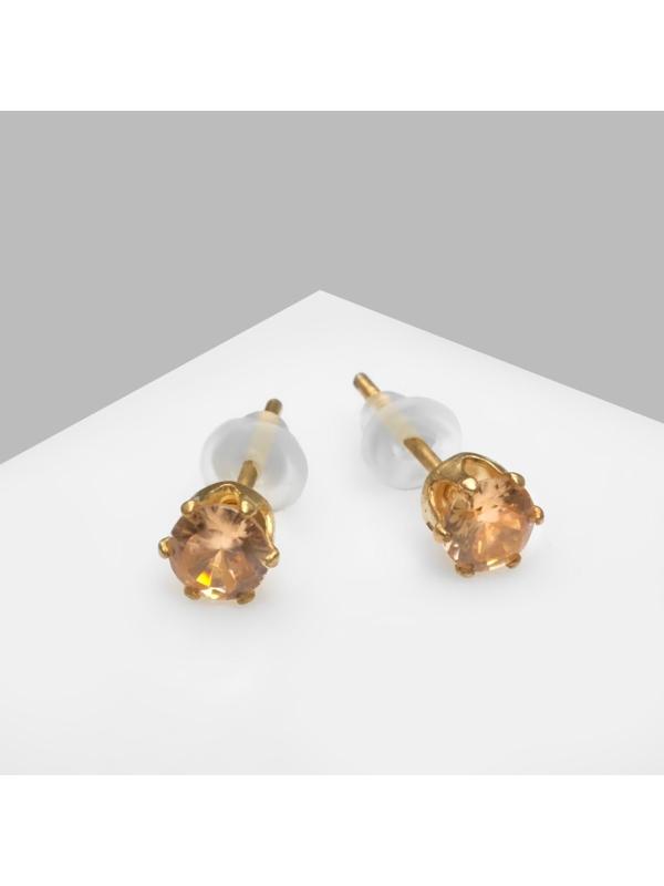 Серьги со стразами 