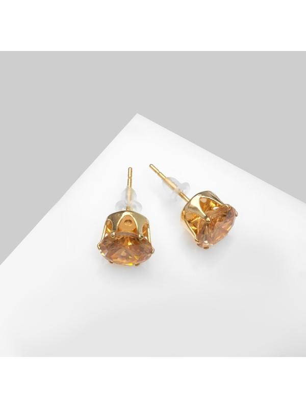 Серьги со стразами 