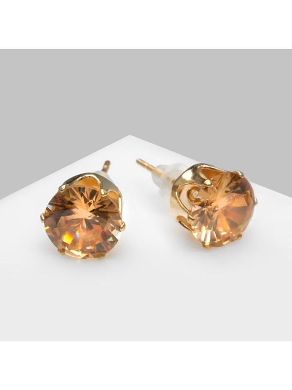 Серьги со стразами 