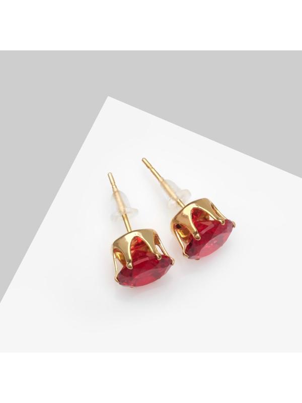 Серьги со стразами 