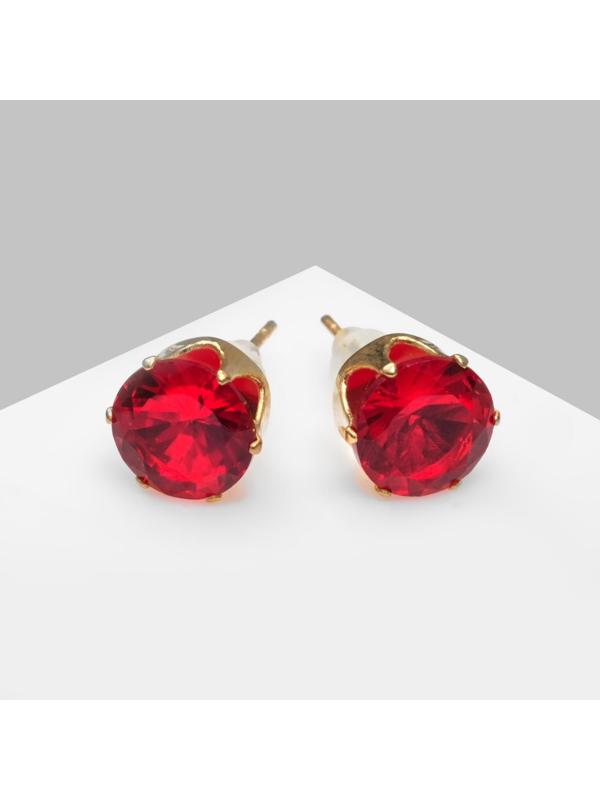 Серьги со стразами 