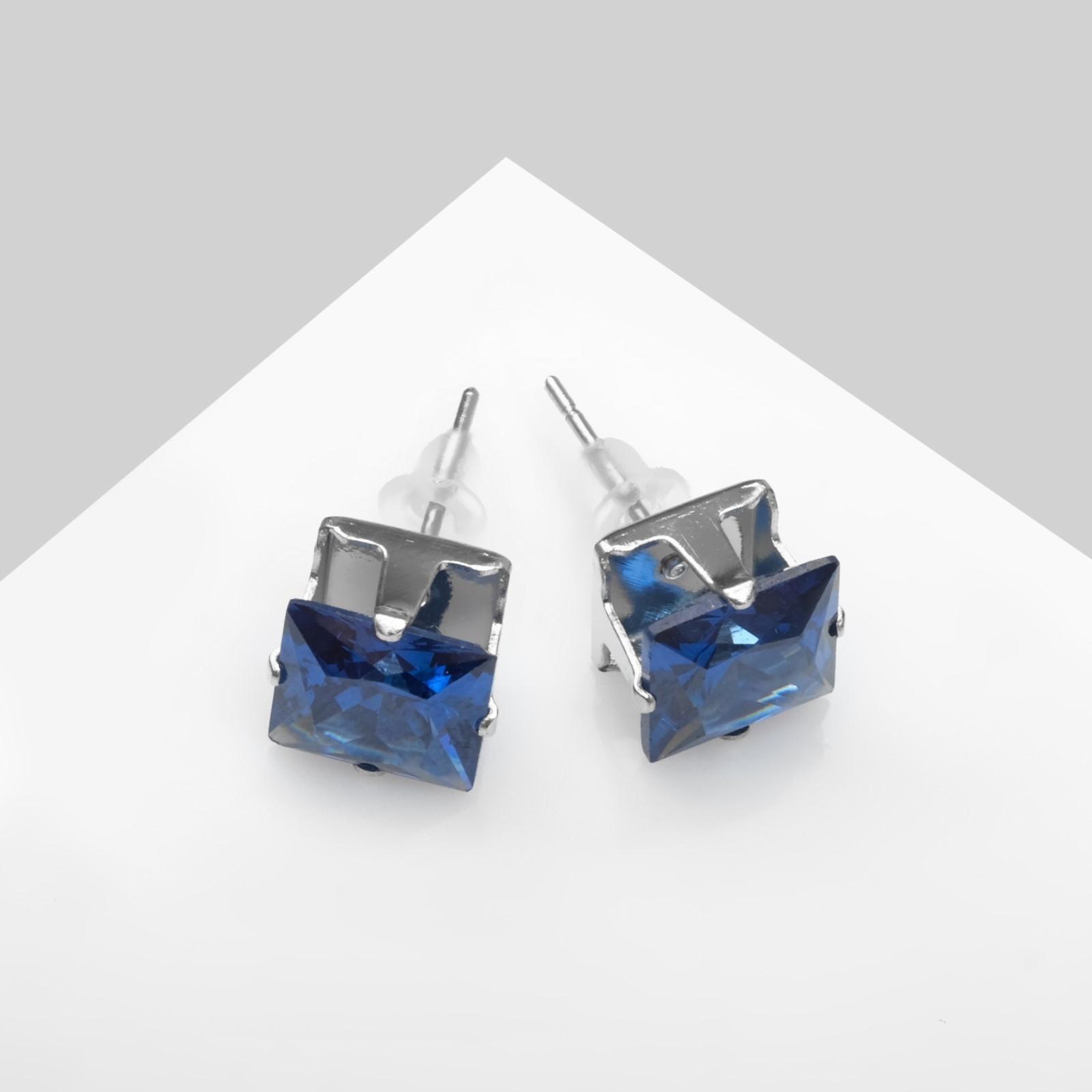 Серьги со стразами 