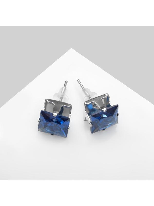 Серьги со стразами 