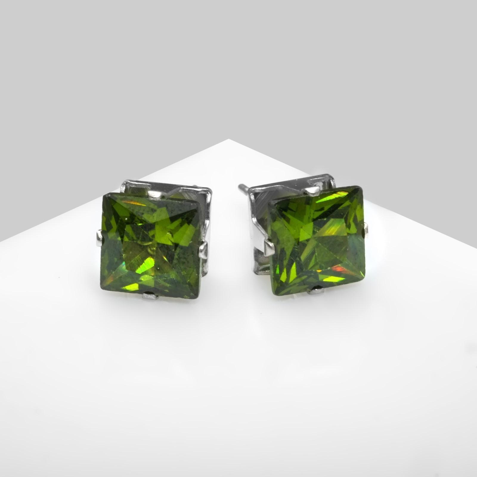 Серьги со стразами 