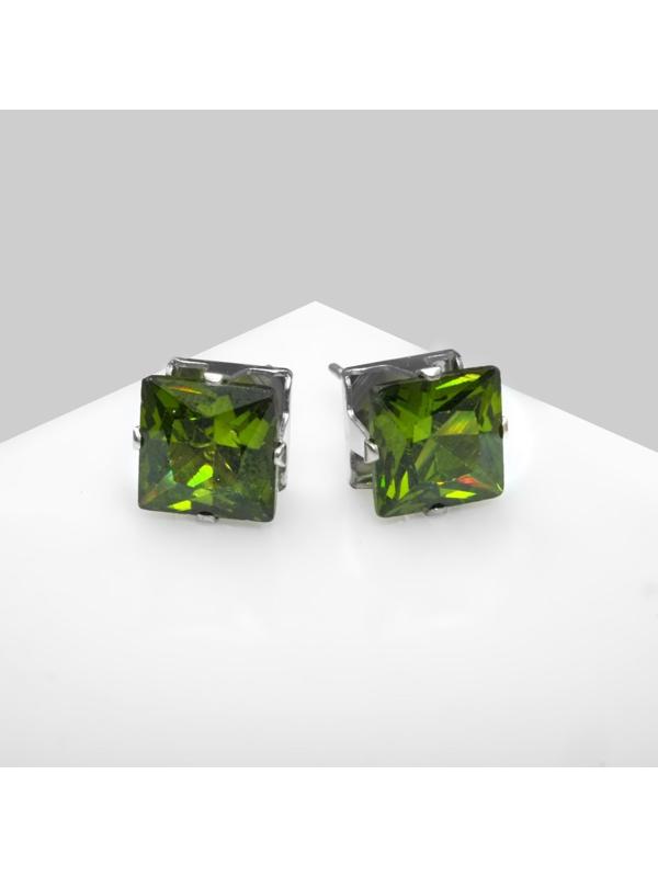 Серьги со стразами 