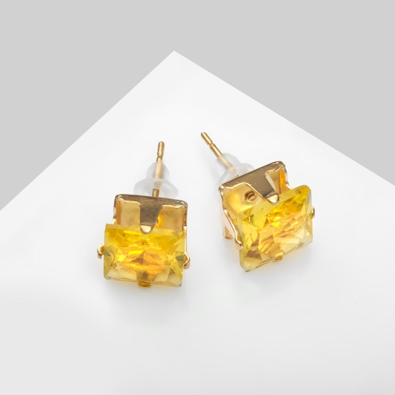 Серьги со стразами 