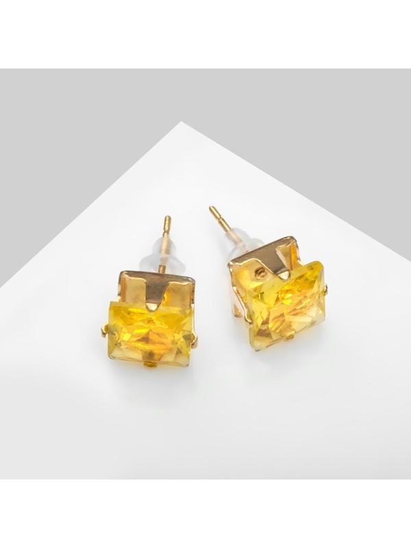 Серьги со стразами 