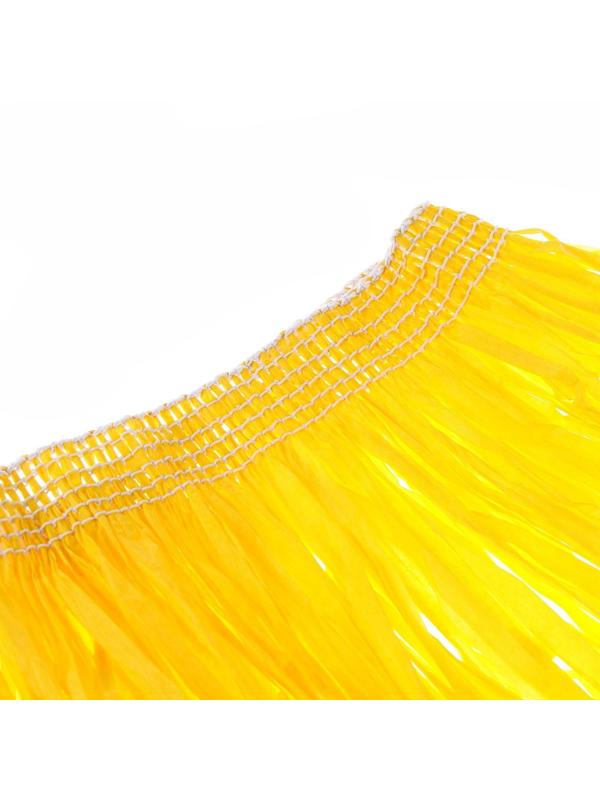 Гавайская юбка, 40 см, цвет желтый