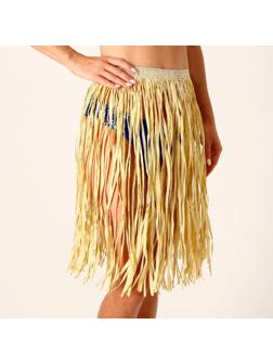 Гавайская юбка, 60 см, цвет бежевый