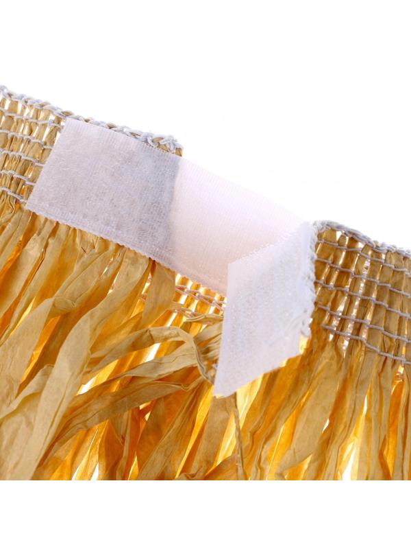 Гавайская юбка, 60 см, цвет бежевый