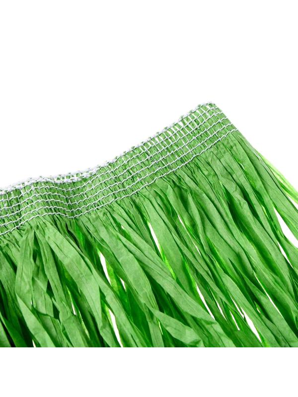 Гавайская юбка, 80 см, цвет зеленый