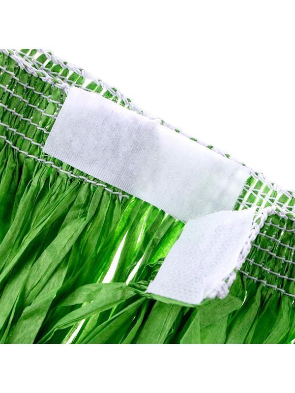 Гавайская юбка, 80 см, цвет зеленый