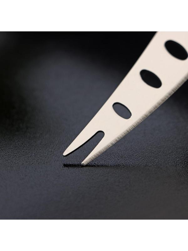 Нож для сыра Доляна «Ломоть», ручка из гевеи, 13,9×3 см