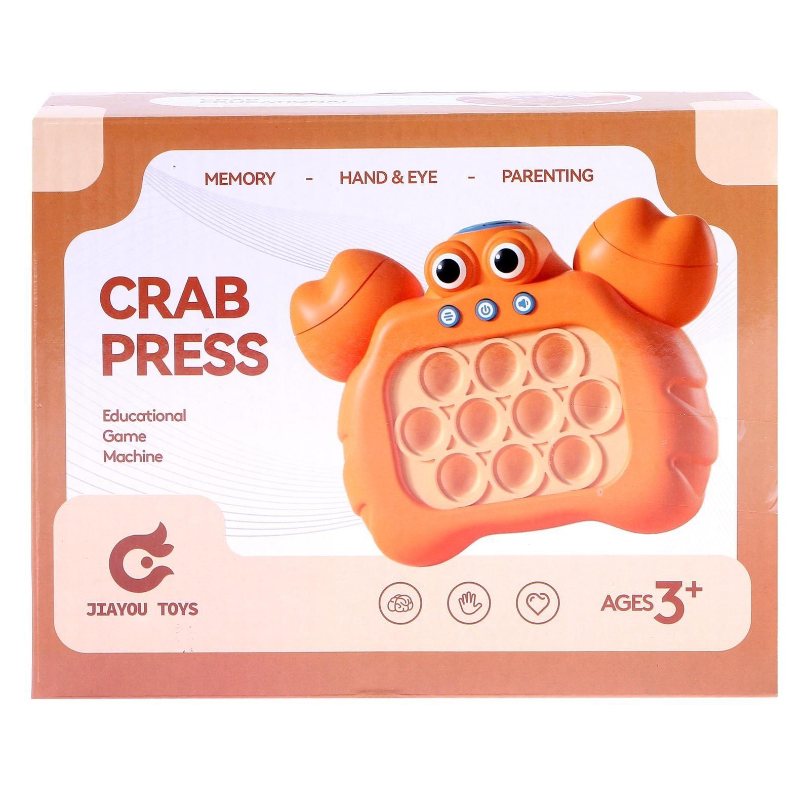 Развивающая игрушка «Крабик», музыкальная, цвета МИКС