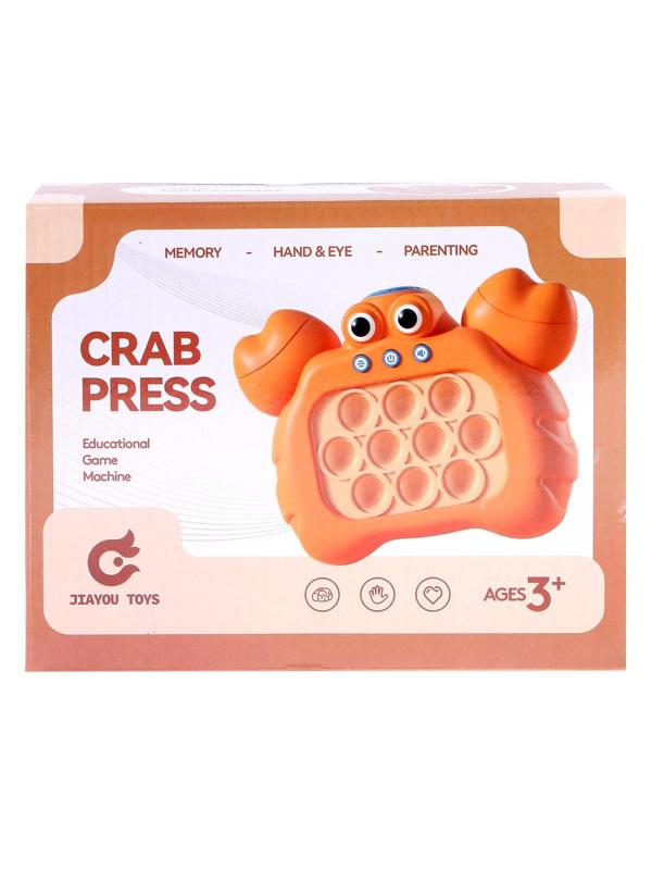 Развивающая игрушка «Крабик», музыкальная, цвета МИКС