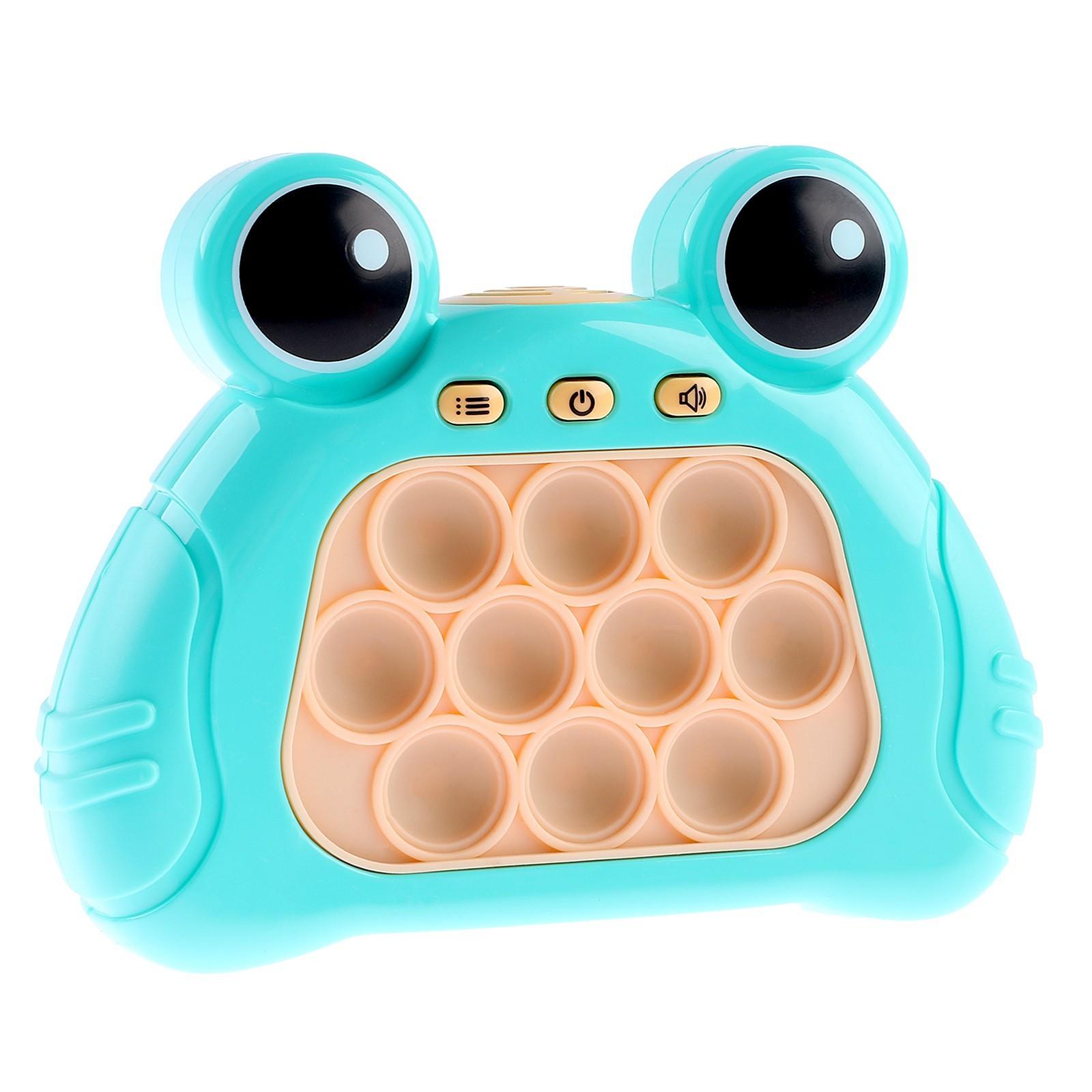 Развивающая игрушка «Лягушка», звук, цвета МИКС