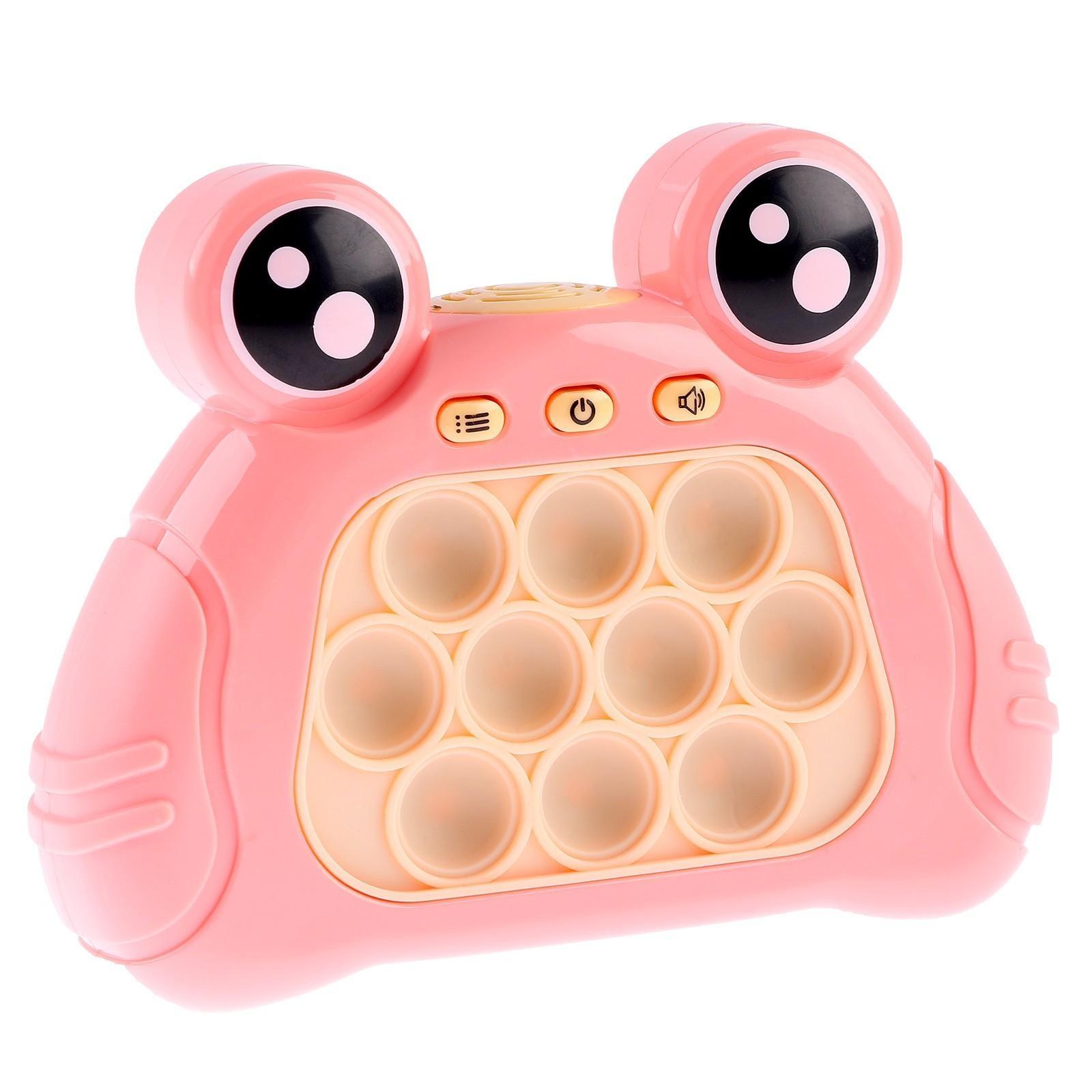 Развивающая игрушка «Лягушка», звук, цвета МИКС