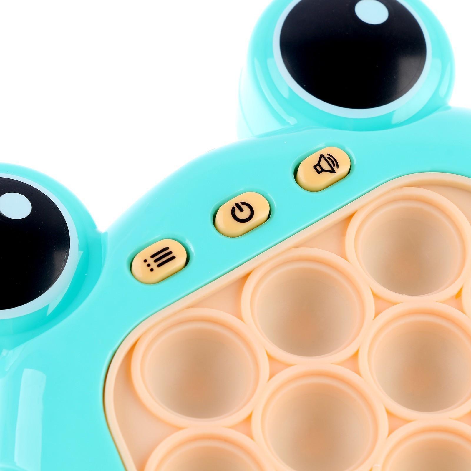 Развивающая игрушка «Лягушка», звук, цвета МИКС