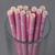Трубочки для коктейля «Звёздочки», набор 12 шт., цвет розовый