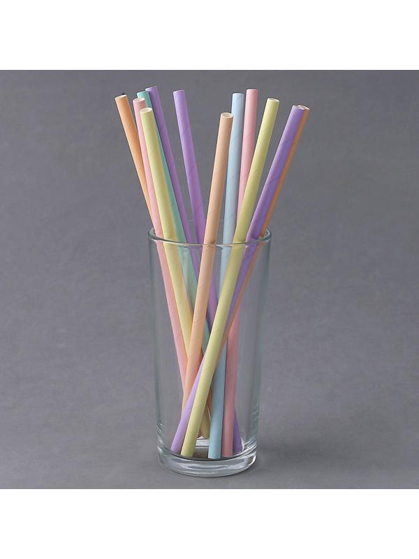 Трубочки для коктейля «Нежность», набор 12 шт.