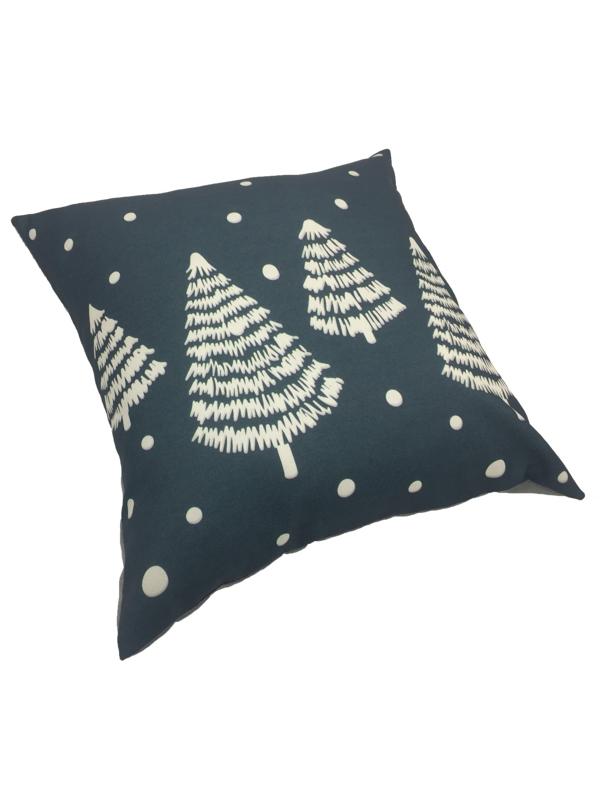 Подушка декоративная Casa Conforte 35х35 см, Елочки, серый, 150 г/м2, габардин, пэ 100%