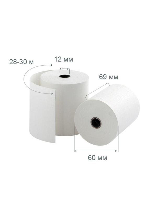 Ролики для касс Promega  из офсета 69мм(диам.60,вт.12) 10шт./уп. 7уп/кор