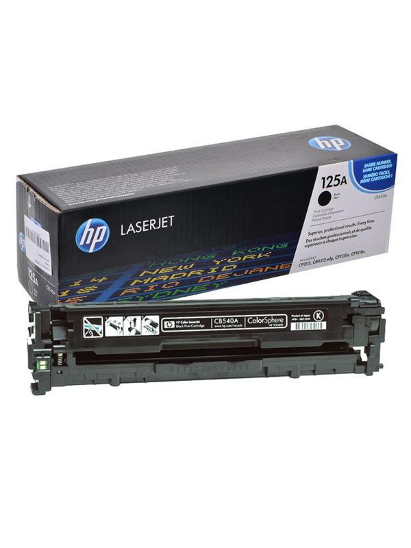 Картридж лазерный HP 125A CB540A чер. для LJ CP1215/1515